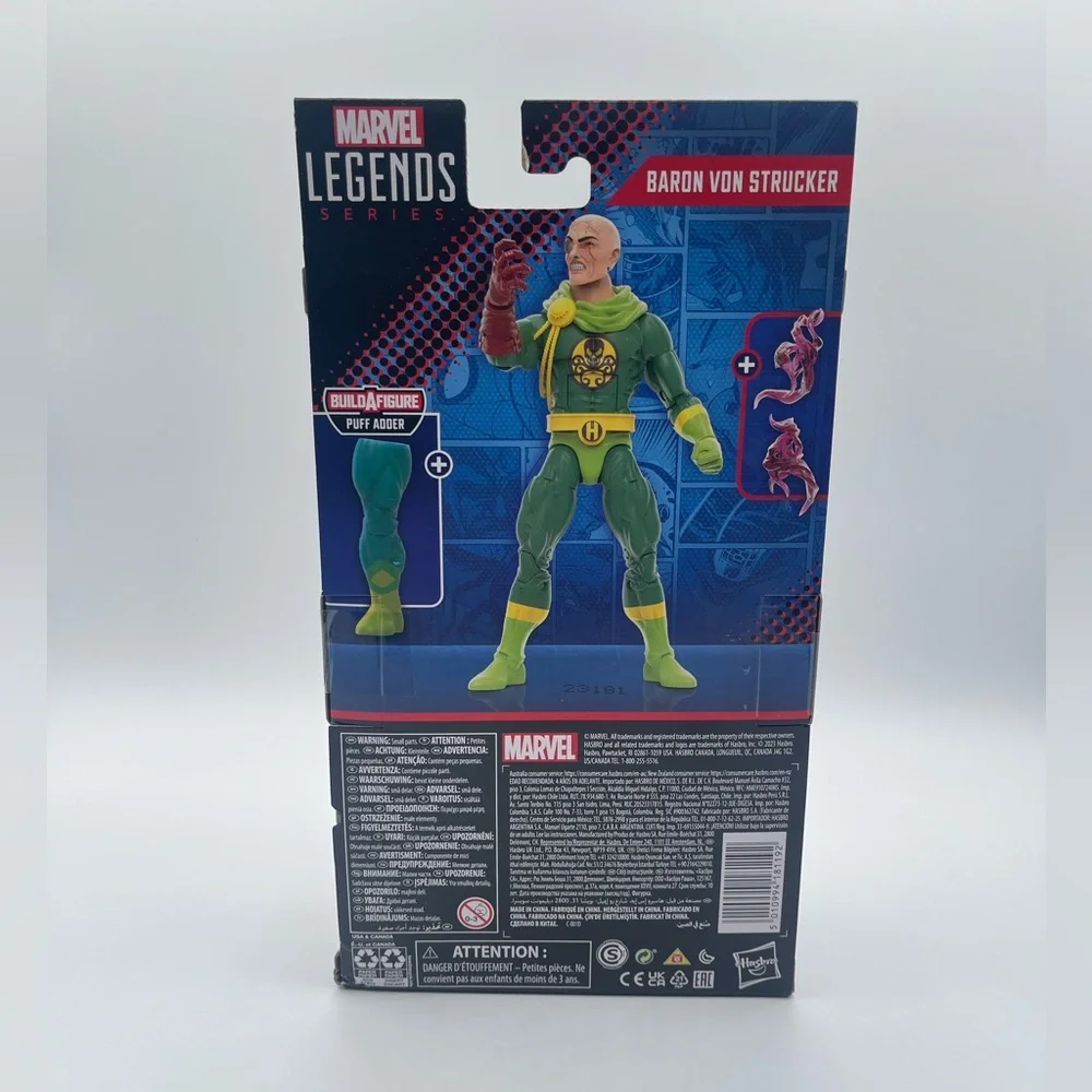Marvel Legends: Baron Von Strucker Action Figure Marvel Hasbro 2023 - Picture 6 of 6